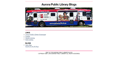 Desktop Screenshot of blogs.aurorapubliclibrary.org