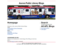 Tablet Screenshot of blogs.aurorapubliclibrary.org